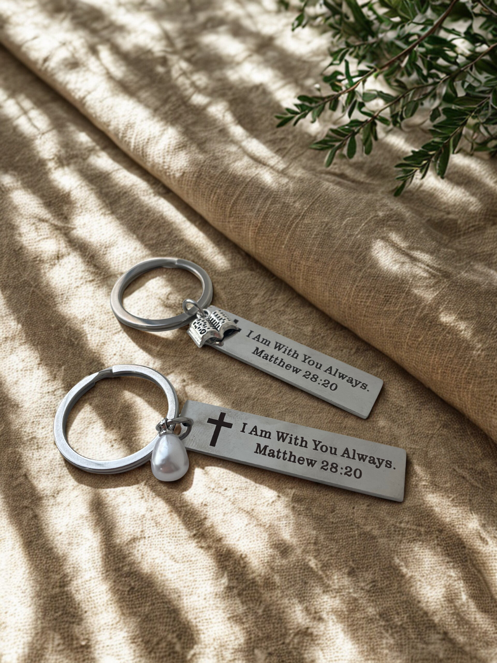 Sleutelhanger Zilver - I am with you Always