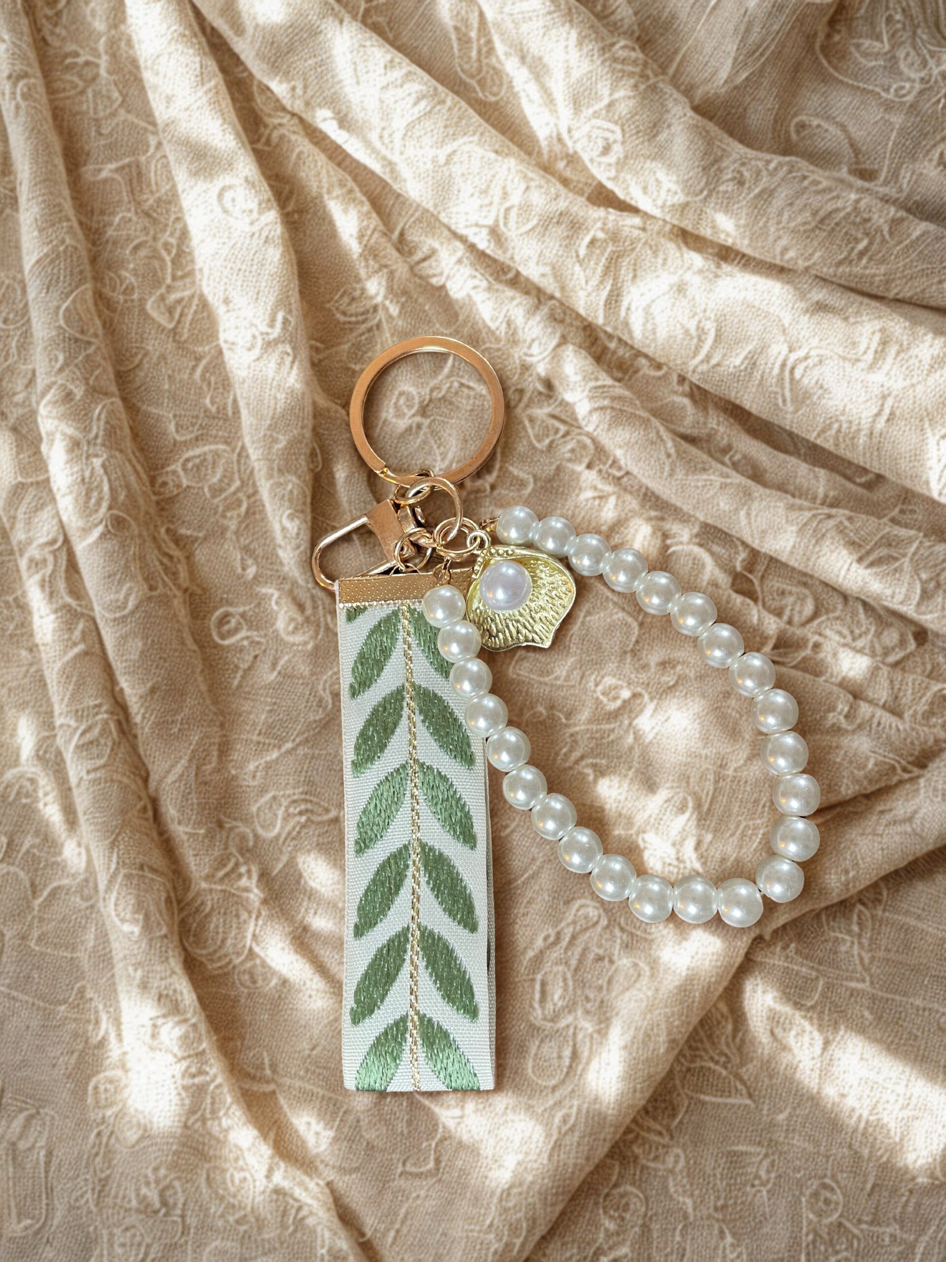 LL | Sleutelhanger Palm - Goud