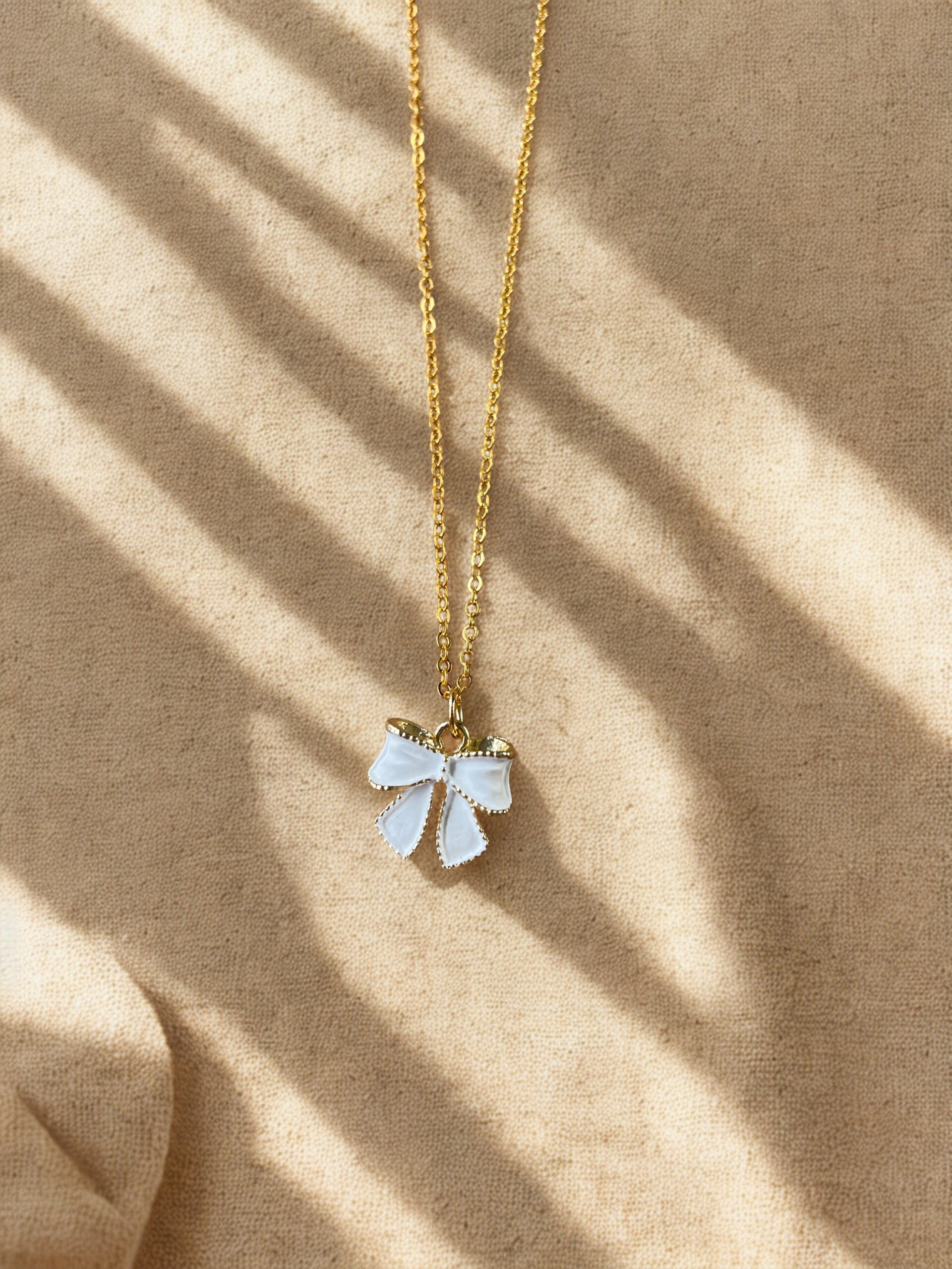 Ketting Bow - Wit