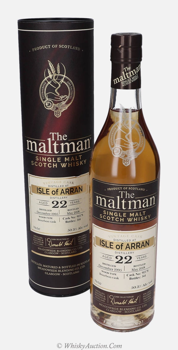 The maltman Isle of Arran 22 y.o. 50,3% Vol. 0,7l