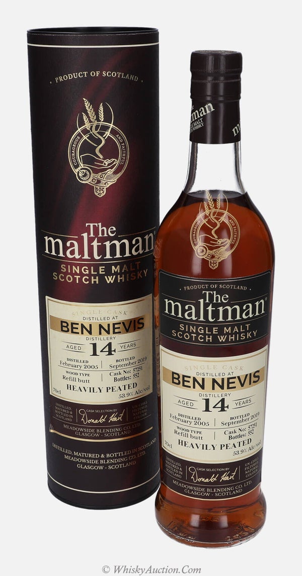 The maltman Ben Nevis 14 y.o. heavily peated 53,9% Vol. 0,7l