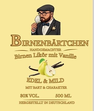Birnenbärtchen 0,5 l 30% Vol.