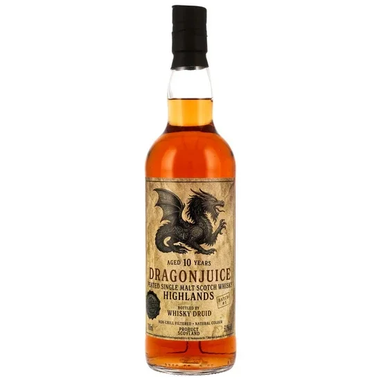 Dragonjuice Highlands Peated 10 Jahre Batch #1 51,1% Vol. 0,7l