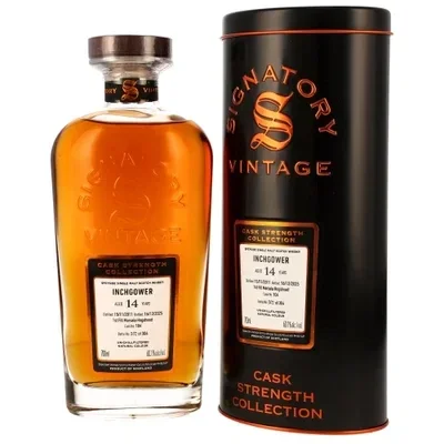 Signatory Vintage Inchgower 2011/2025 - 14 y.o. - 1st Fill Marsala Hogshead 60,1% Vol 0,7l