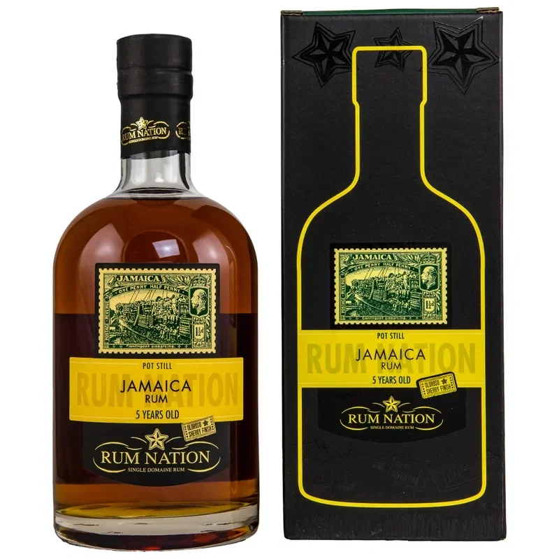 Rum Nation Jamaica 5 y.o. Pot Still Sherry Finish 50% Vol. 0,7l