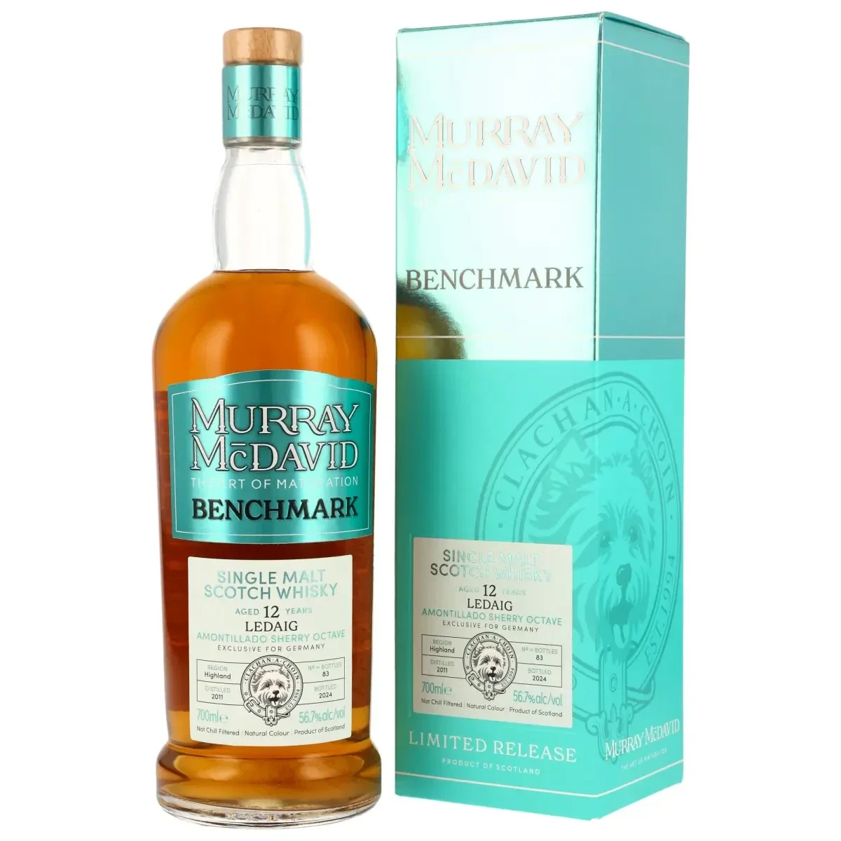 Murray McDavid Ledaig 12 Jahre 2011 - 2024 Amontillado Sherry Octave #2301853 Murray McDavid 56,7 0,7l