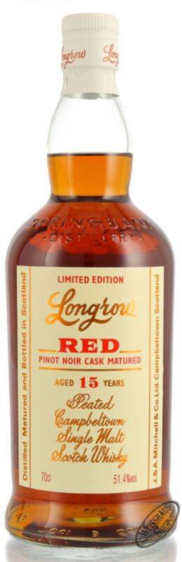 Longrow Red 15 y.o.  Release 2022 Whisky 51,4% Vol. 0,70l
