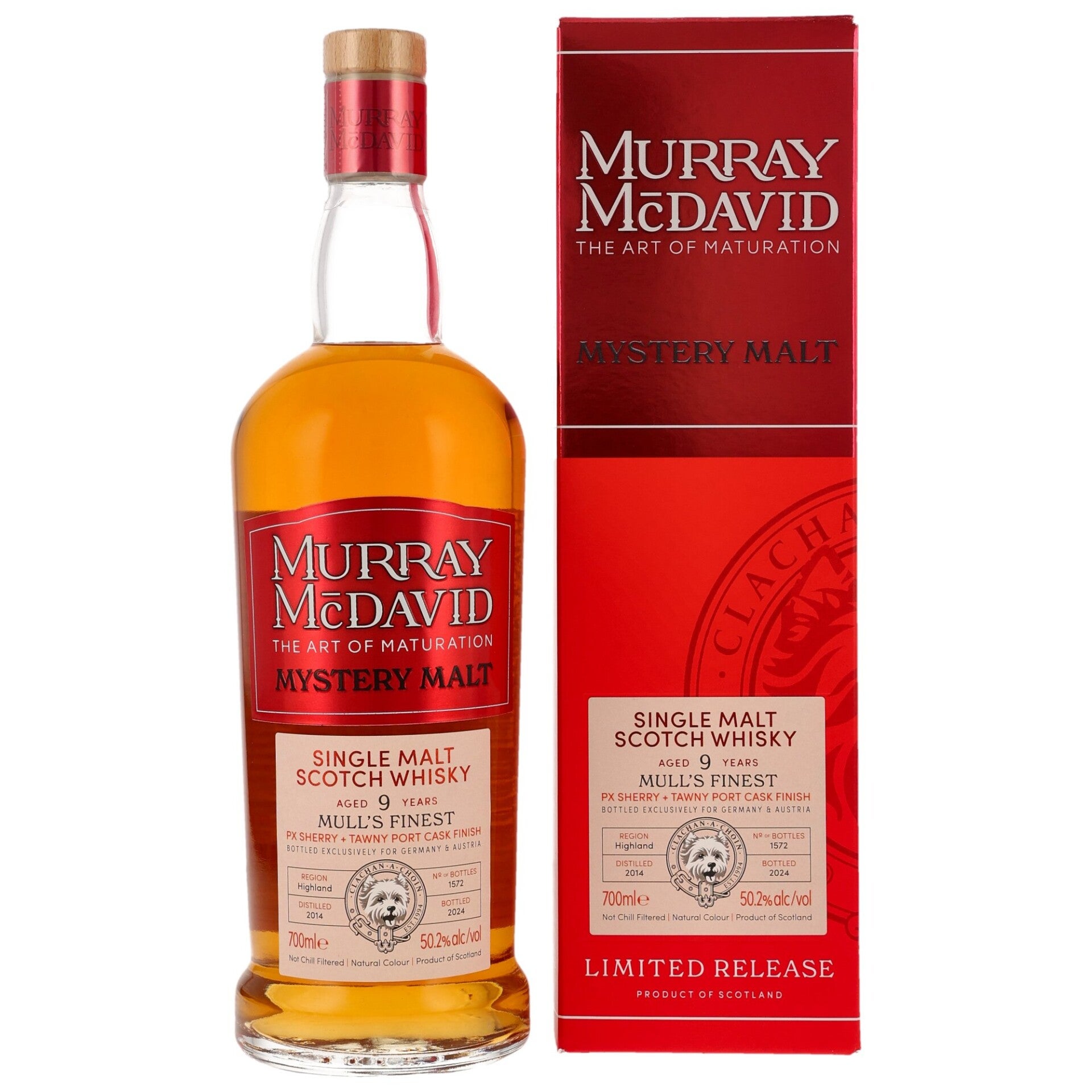 Murray McDavid Mull’s Finest 9 (2014/2024) – PX Sherry & Tawny Port Casks – 50.2% Vol. 0,7l