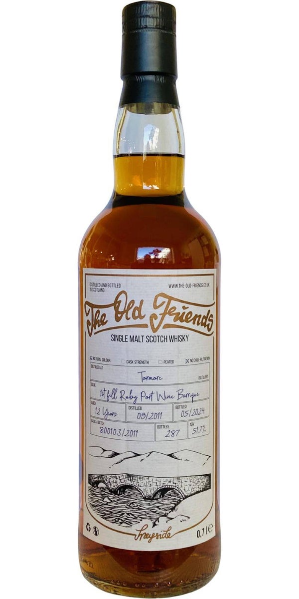 The Old Friends Tormore 12 y.o. 51,7% Vol. 0,7l