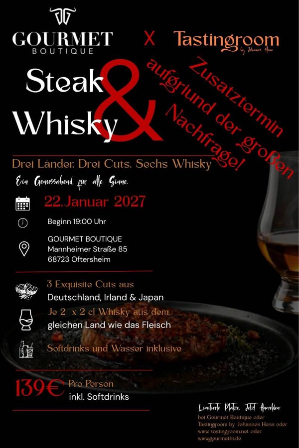 22.01.2027 Steak & Whisky