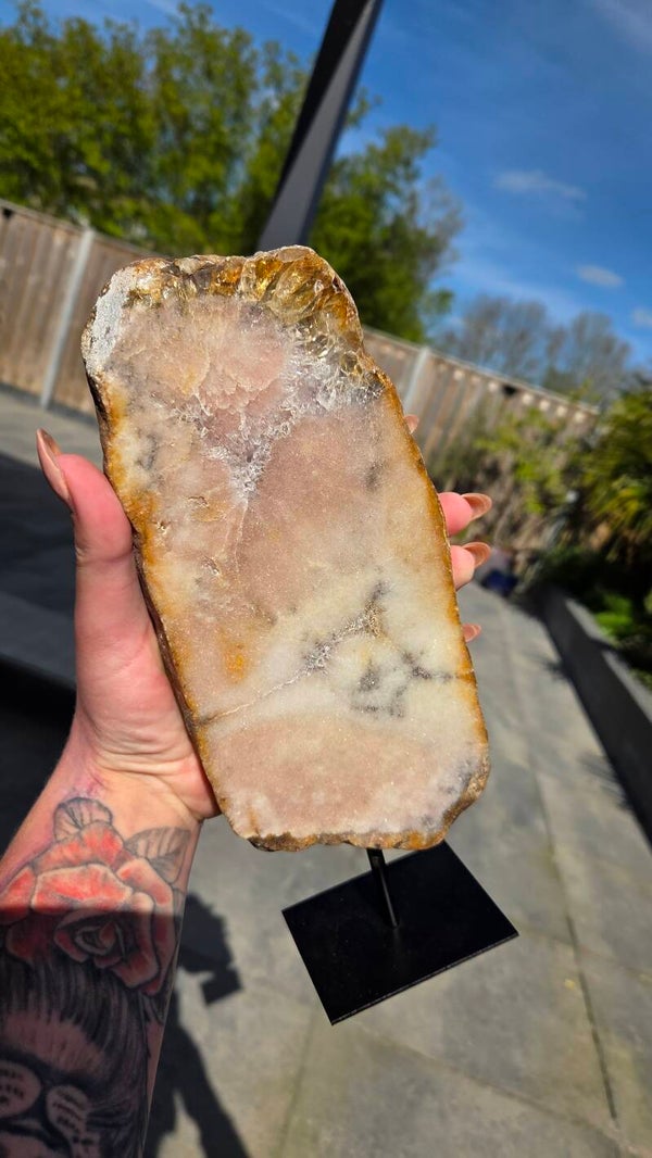 Roze amethist slab