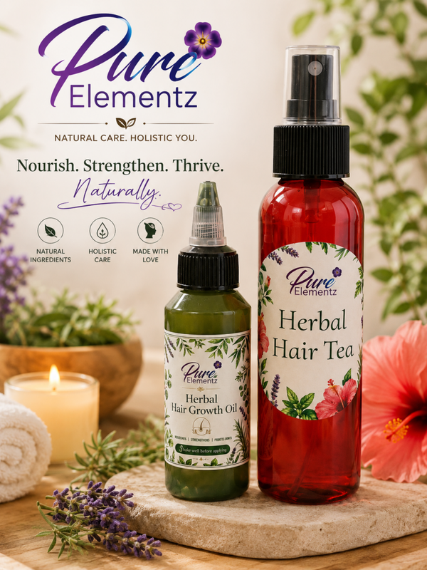 Hair Tea & Herbal Hair Growth Oil Set