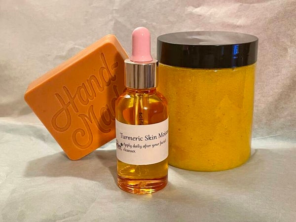 Raw Honey & Turmeric Body Scrub / Soap Bar