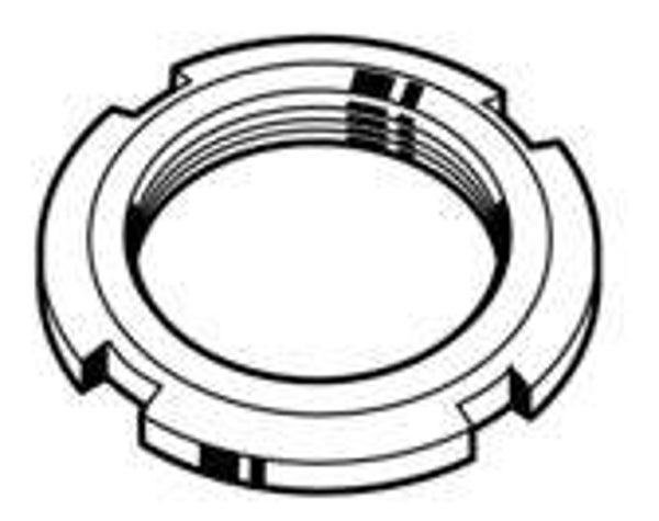 antie frictie lager moer met gleuven