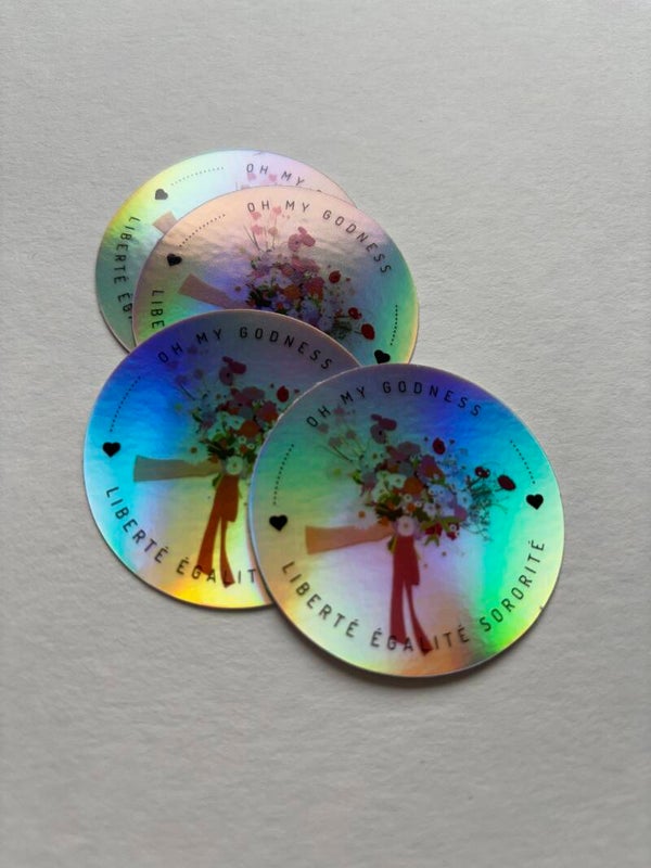 Sticker holographique
