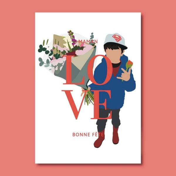 CARTE DE VOEUX « Fête des mères »