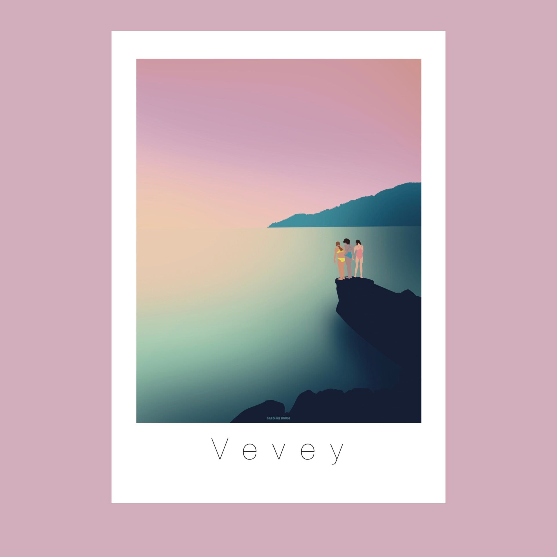 VEVEY « Les baigneuses »