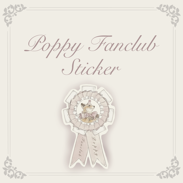 Poppy Fanclub Sticker