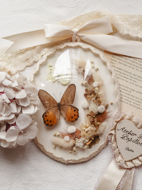 'Hint of Orange' ︱Dome Glass Frame