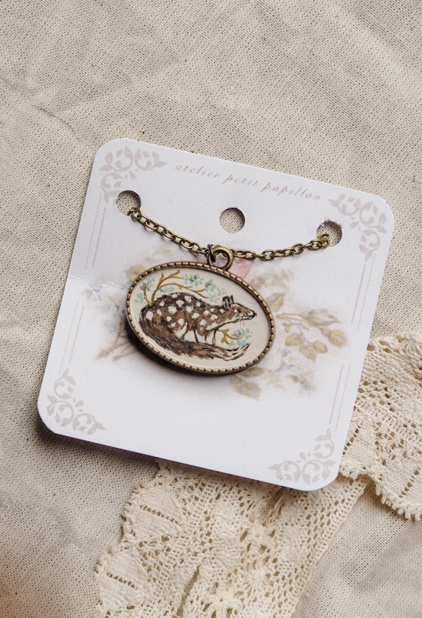 'Dotted' ︱Handpainted Necklace