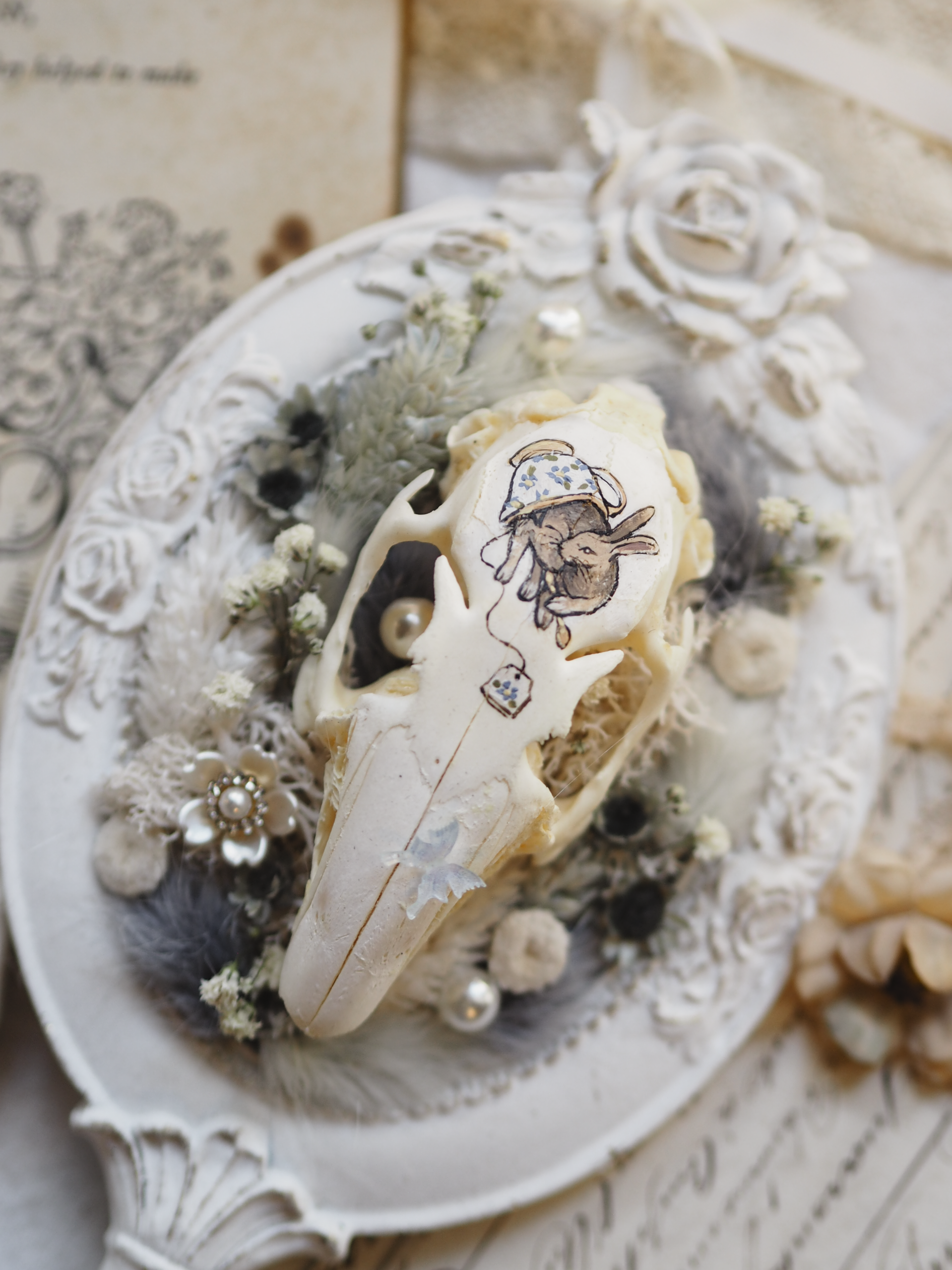 'Tea Time Bunny'︱Skull