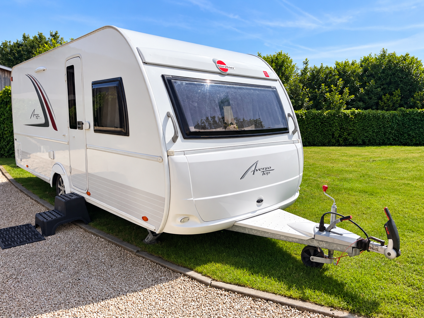 Burstner Averso 465 Top, Bj 2015, Rondzit, Frans bed,Mover, Airco, douche