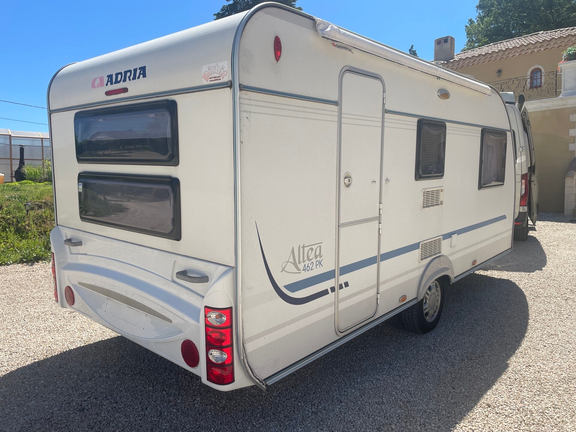 Adria 462PK, 6 persoons, stapelbed, luifel, tent, bj 2009