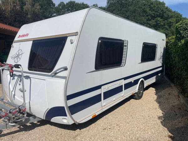 6 persoons Dethleffs camper 560, mover, airco, voortent