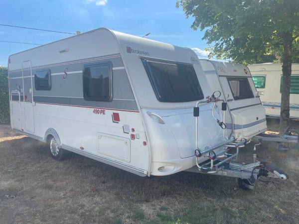 6 persoons caravan Sterckeman 490PE, voortent, mover, garagedeur, Bj 2013