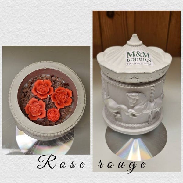 Carrousel rose rouge