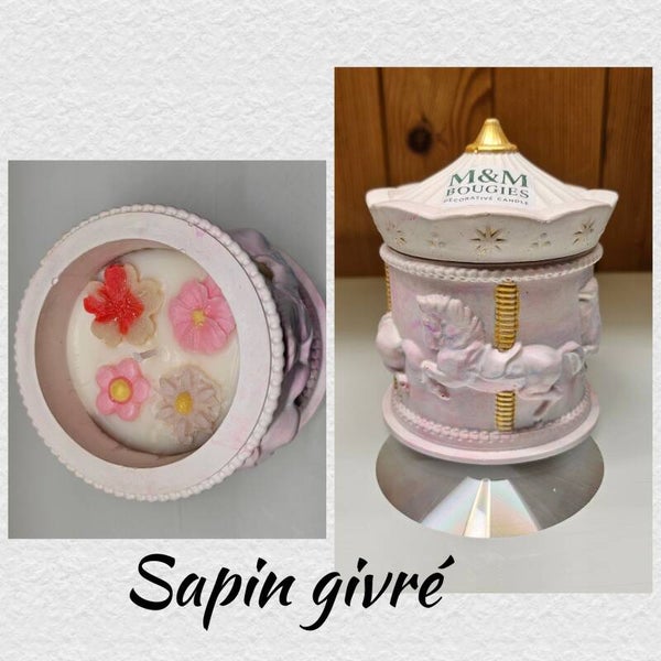 Carrousel sapin givré