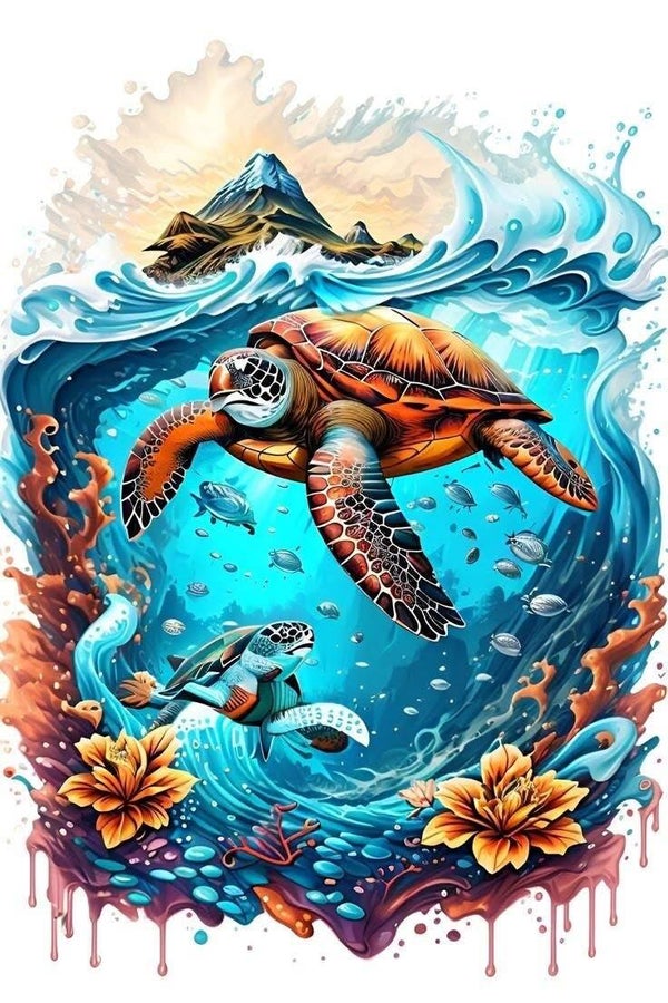 TR022 Sea Turtle 1