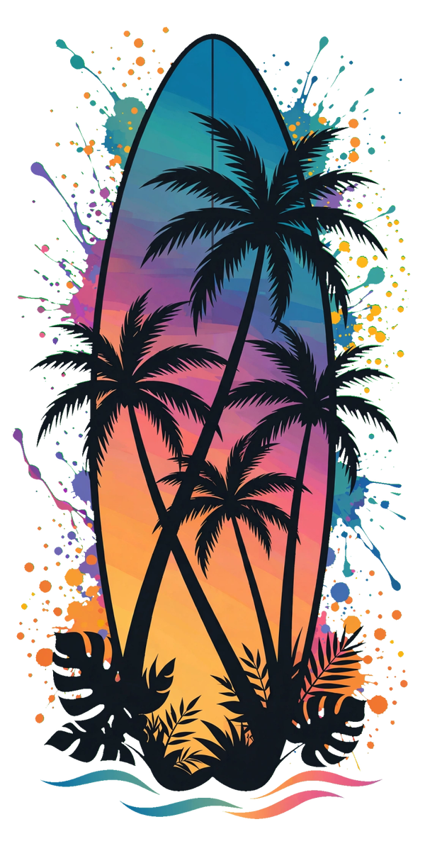 TR027 Surfboard of colors