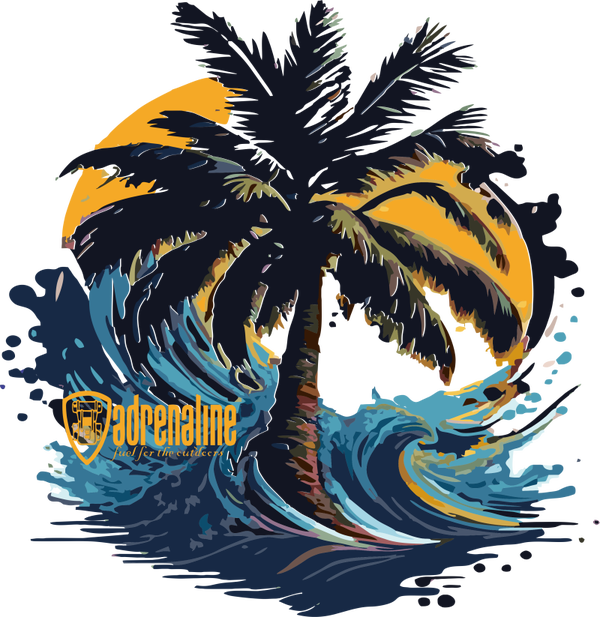 TR025 palm in waves