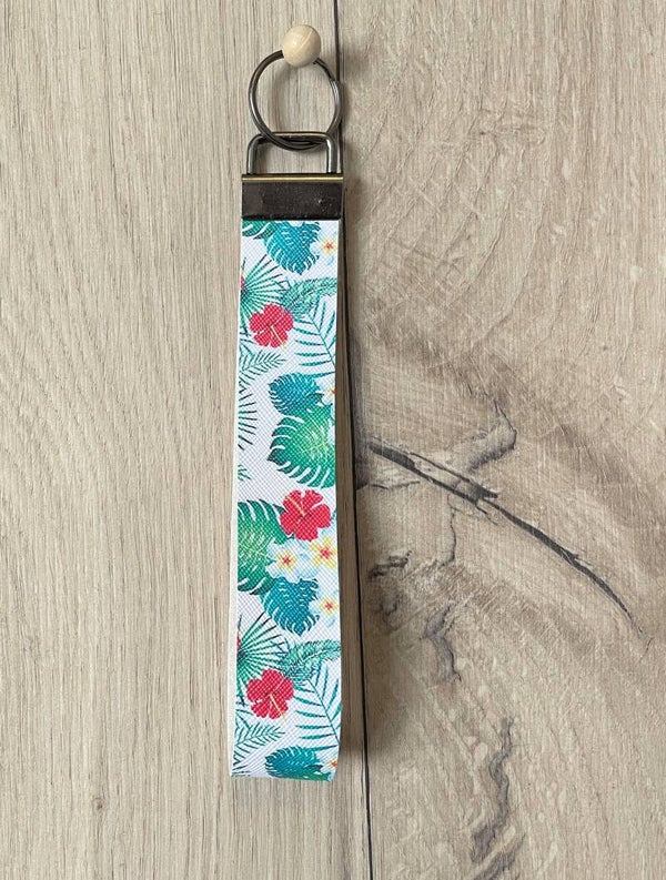 Bladeren en bloemen - wristlet (large)