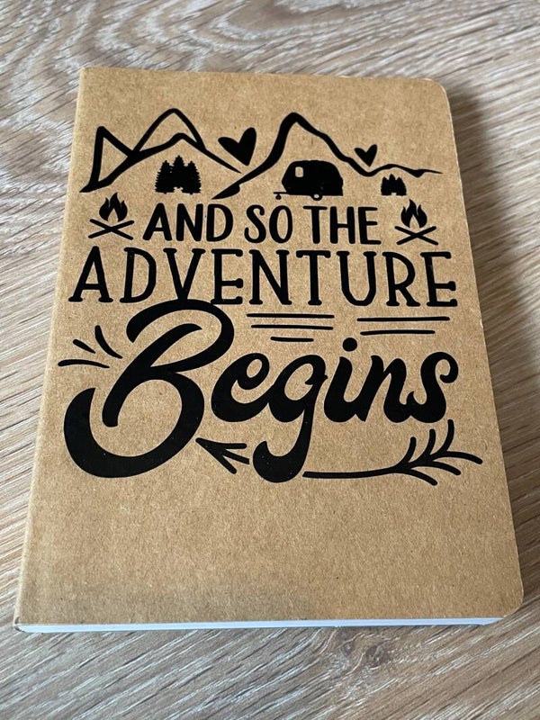And so the adventure begins - Notitieboekje (A6)