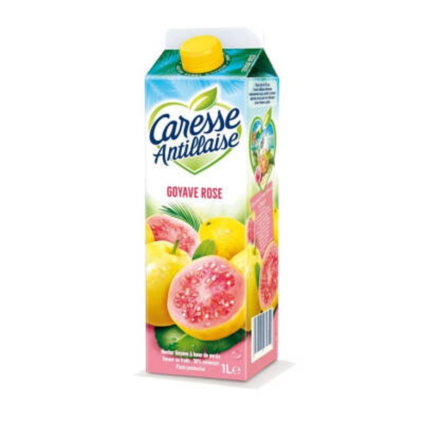 Nectar goyave rose 1L caresse antillaise