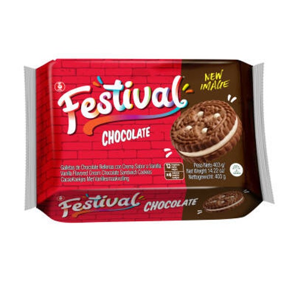 Biscuits chocolat 403g FESTIVAL
