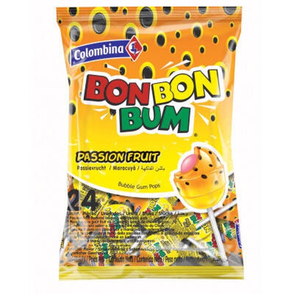Sucettes goût passion 408g bonbon bum