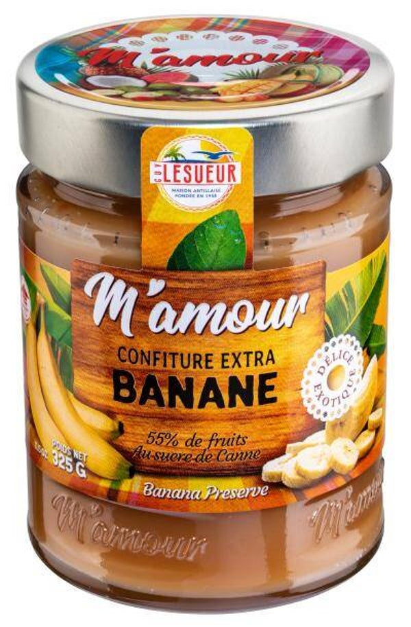 Confiture banane 325g M’AMOUR