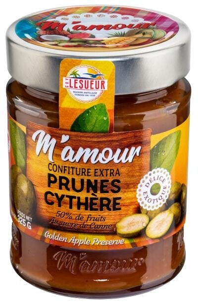 Confiture prune de cythère 325g M’AMOUR