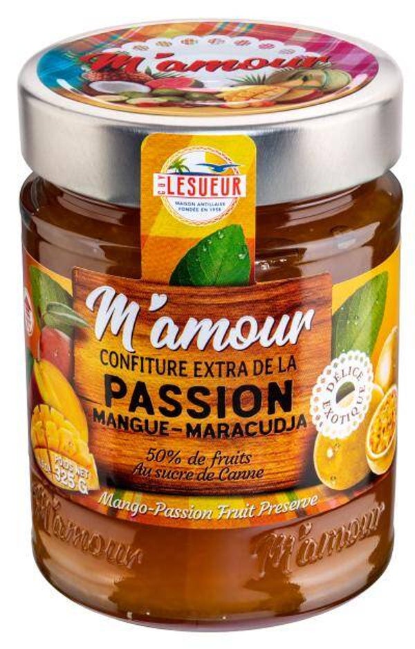 Confiture mangue-passion M’AMOUR 325g