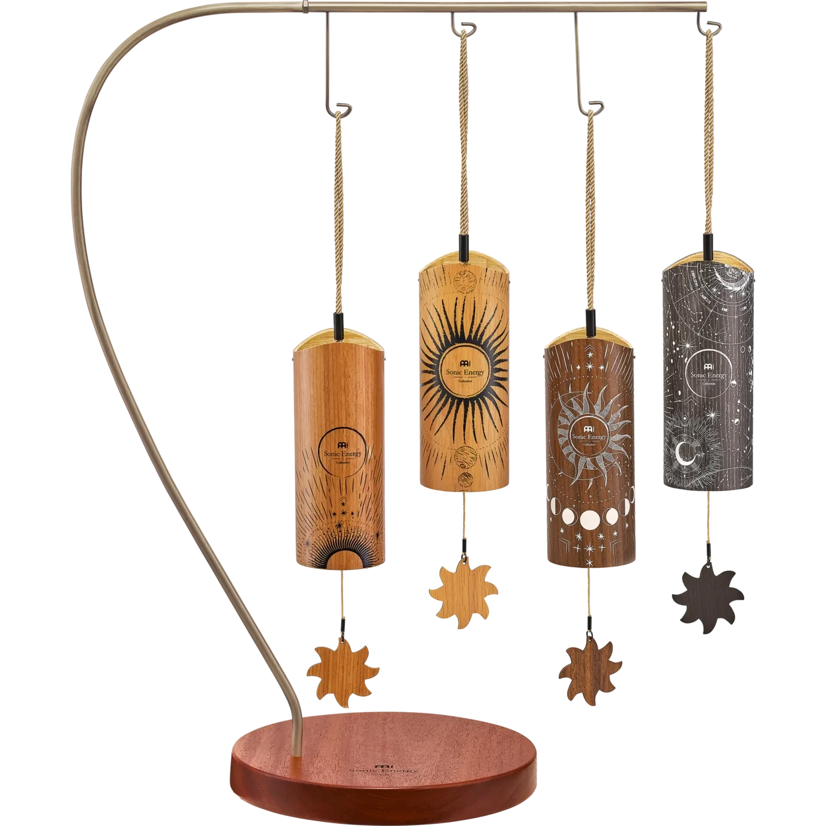 Set de 4 chimes (carillons) Bambou Sonic Energy, 432 HZ