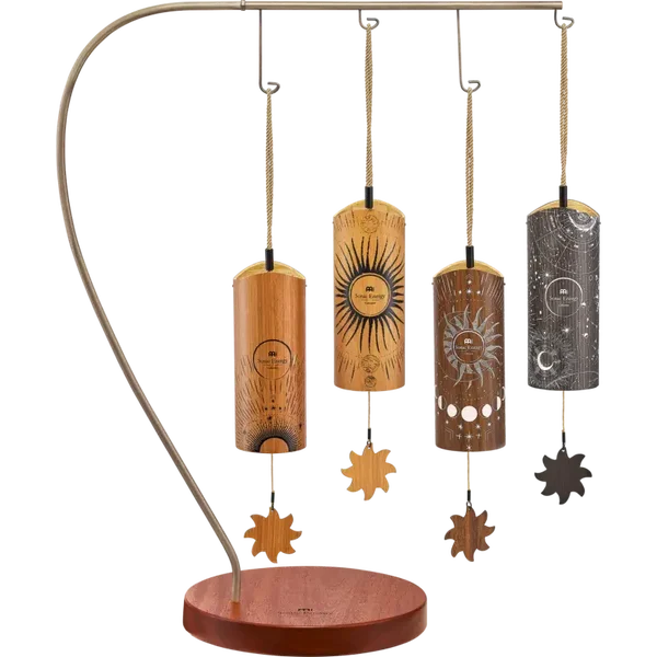 Set de 4 chimes (carillons) Bambou Sonic Energy, 432 HZ