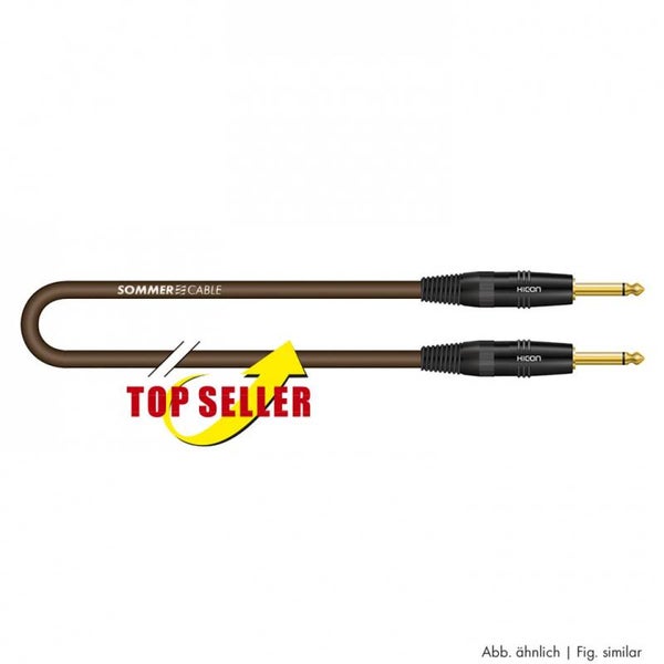 Cable SC-Spirit XXL, 1 x 0,75 mm² | jack / jack, HICON - 10 mètres
