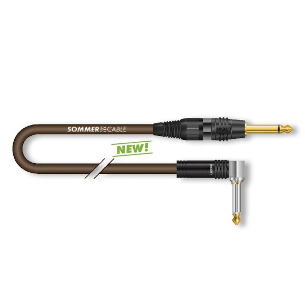 Cable SC-Spirit XXL, 1 x 0,75 mm² | jack / jack 90° NOISEFREE, HICON (6 mètres)