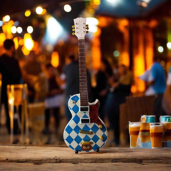 Guitare Miniature - Oktoberfest - Bavière - 24 cm