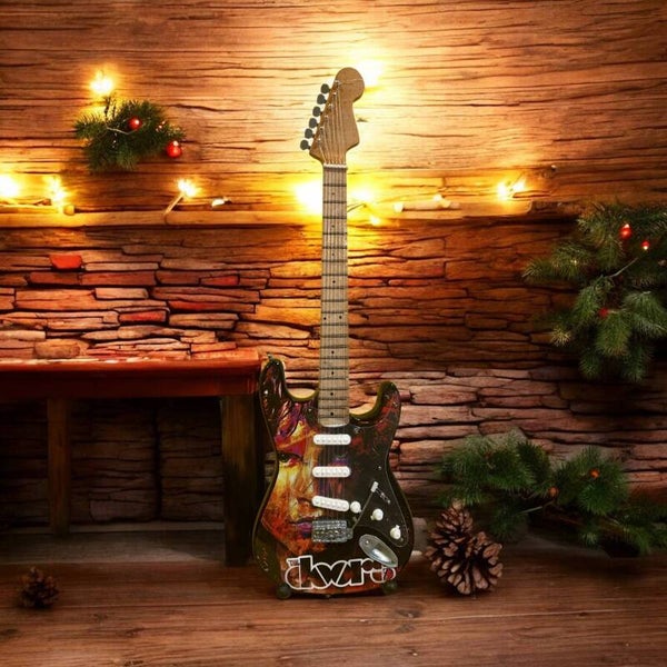 Guitare Miniature - Réplique The Doors - 24,5 cm