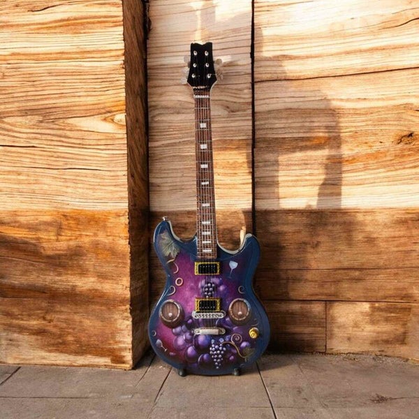 Guitare Miniature - Edition Fête du Vin - 24 cm