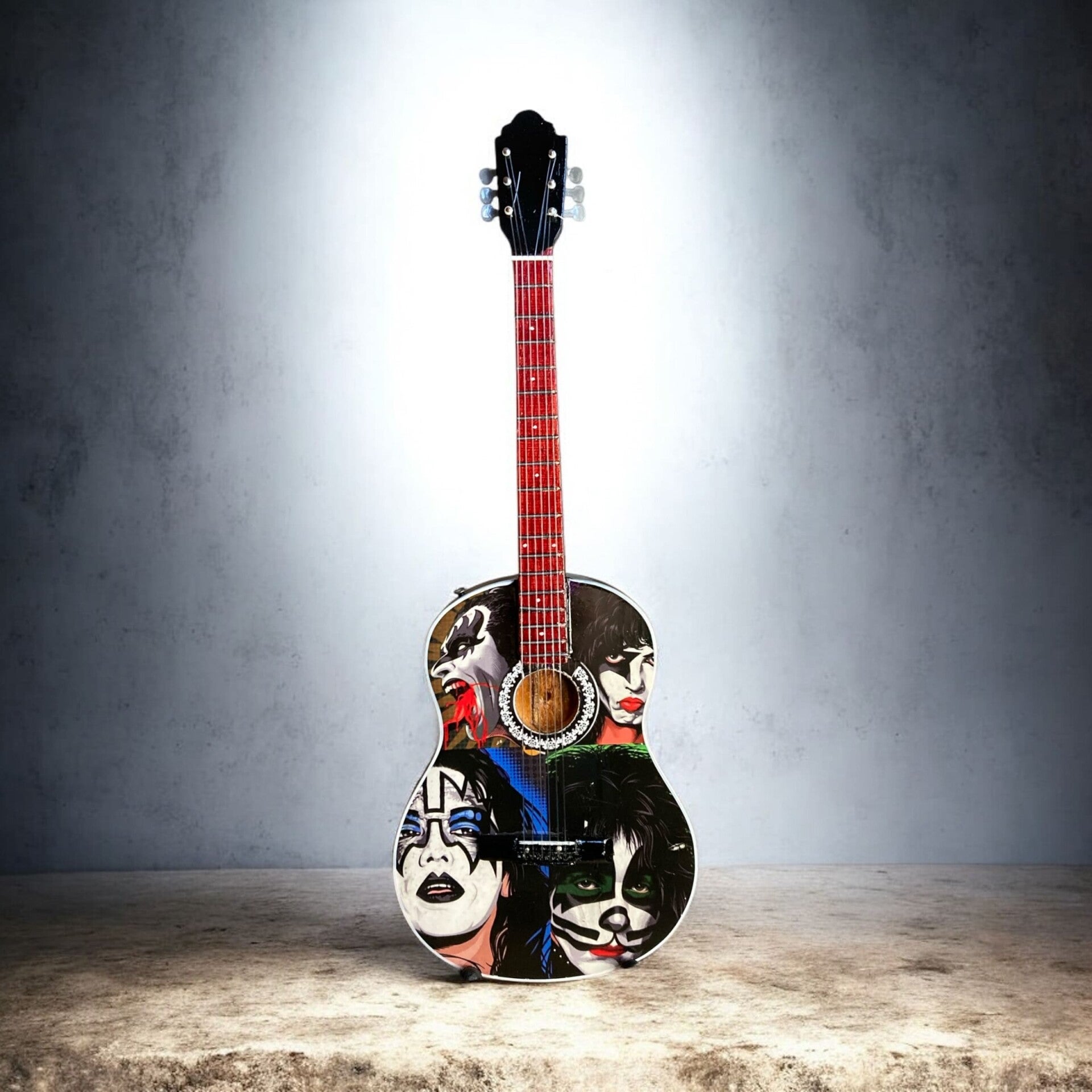 Guitare Miniature - Clin d'oeil KISS - 24,5 cm